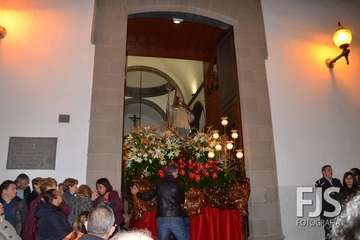 Procesión religiosa de San Gregorio y actuación del humorista Maestro Florido (Foto Francisco Javier Santana y TA)